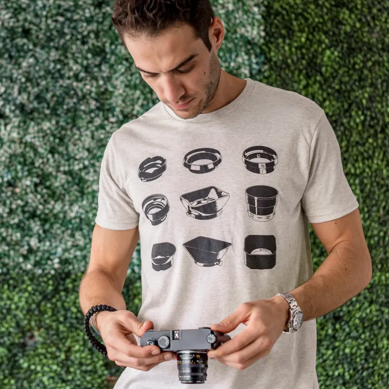 Lens hoods tee — worn