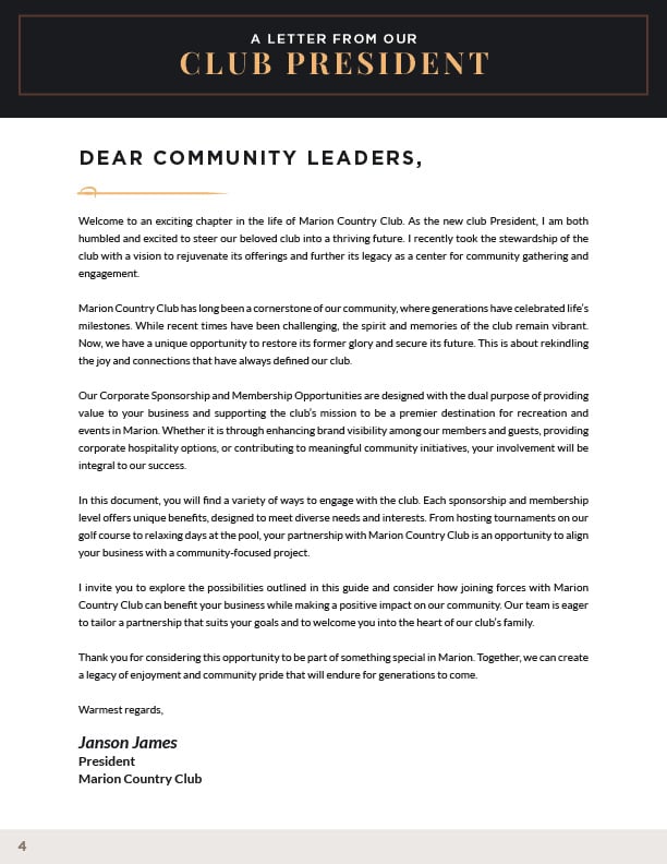 Corporate sponsorship page 4