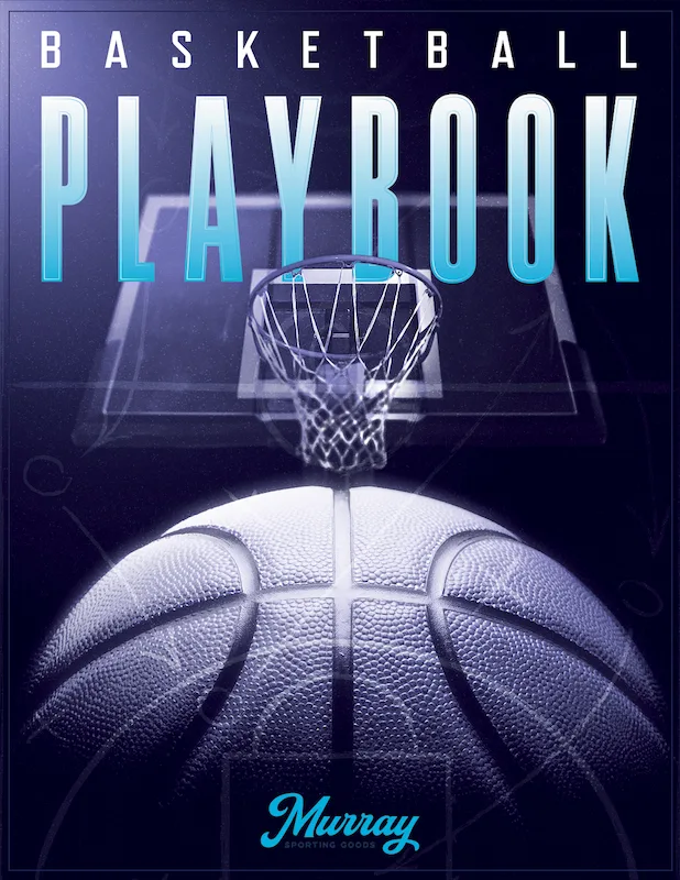 Basketball playbook cover — dark